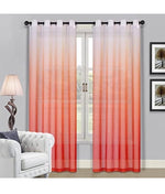 Beverly Hills Fabric Ombre Sheer Curtain Panels