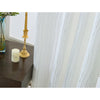 Iceland Striped Metallic Blackout Curtain Panel