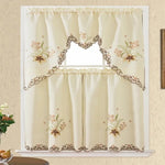 Estelle 3 Piece Kitchen Curtain Sets