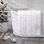 2 Pc Chenille Bath Mat Set