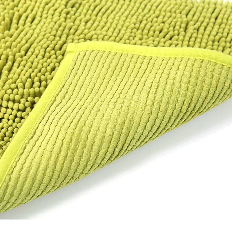 Butter Chenille Bath Rugs