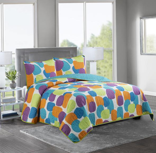 Marian 3PC Reversible Quilt
