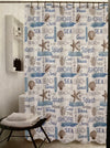 Luxury Canvas Shower Fabric Shower Curtains